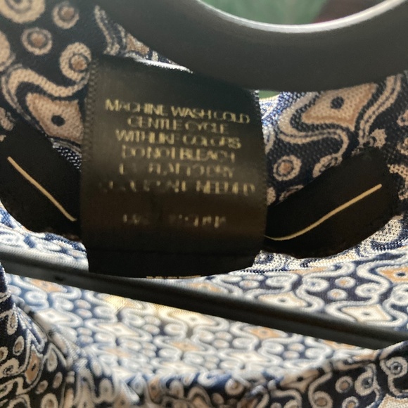 Button up Sleeveless Sheer Shirt with Metal Buttons - Picture 6 of 6